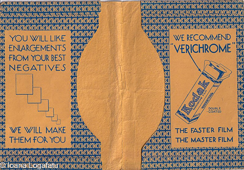 Vintage ad for film enlargement service
