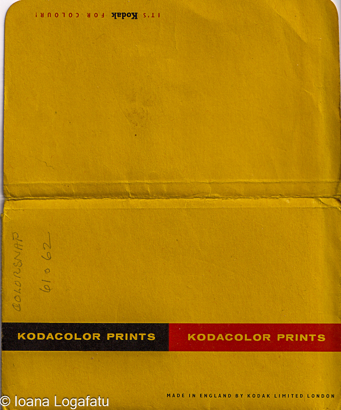 Vintage Kodak print envelope from London