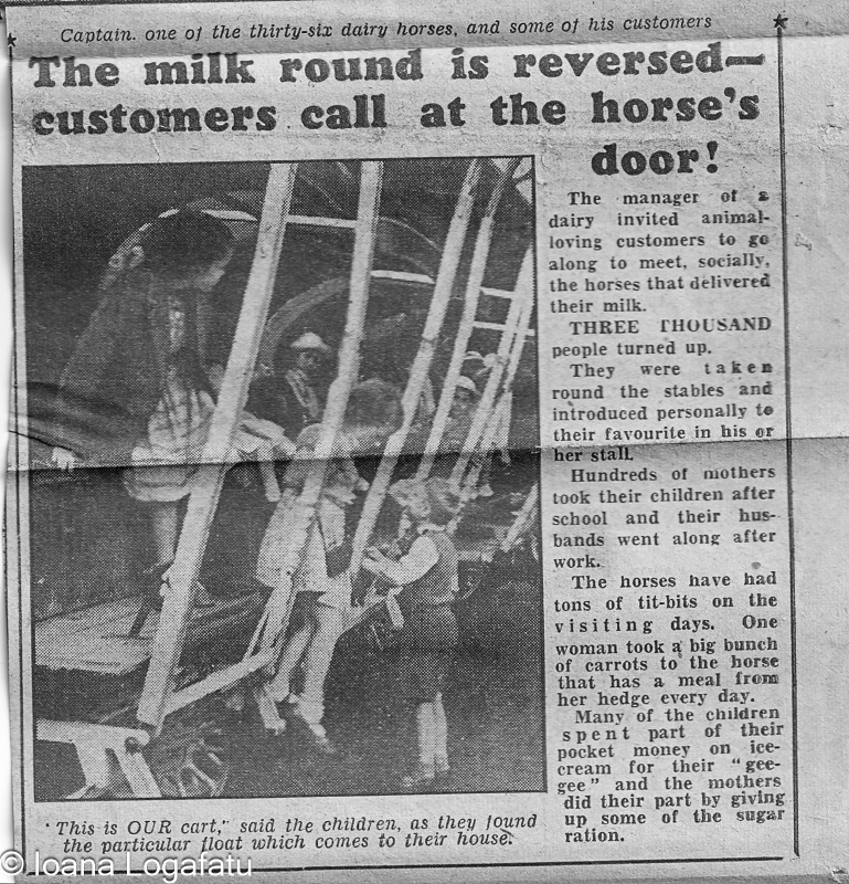 Kids visit dairy horses, milk round flipped