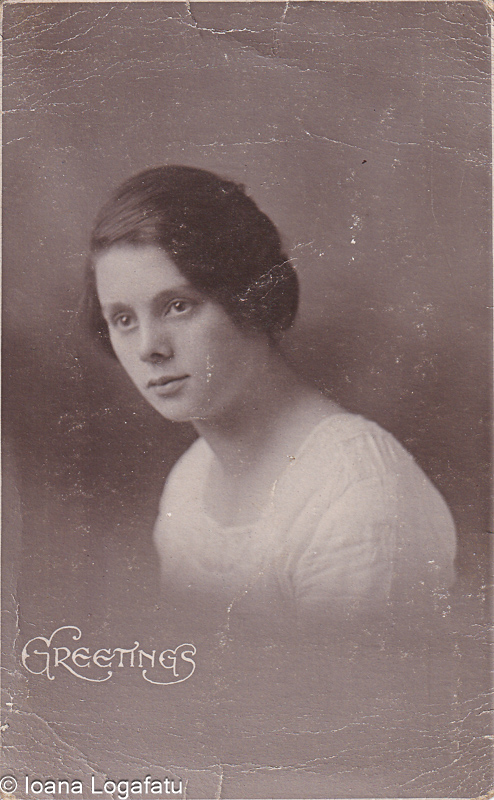 Portrait of a woman in soft vintage elegance