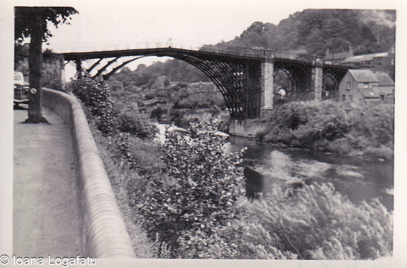 Historic bridge over a calm river