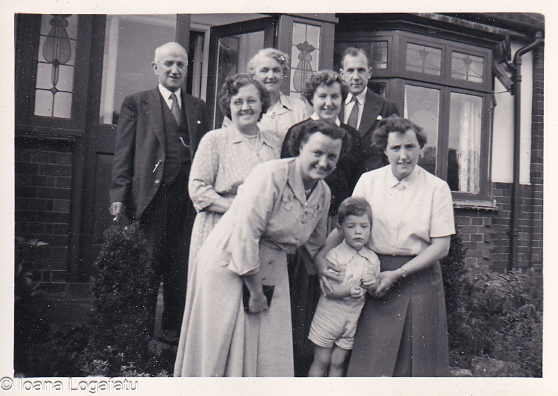 Cherished family gathering at the old home