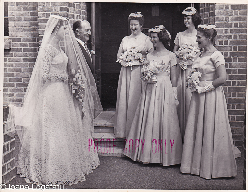 Beautiful bridal party celebrating love and joy