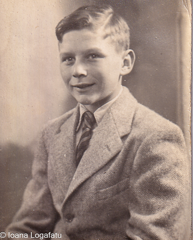 Stylish young boy in timeless charm