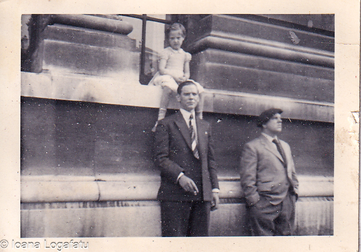 A historical moment captured in a city scene