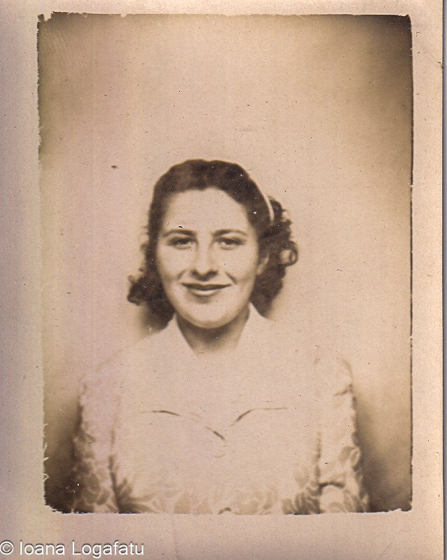 Vintage portrait of a smiling woman from the past