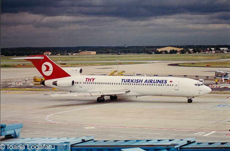 Aircraft on the tarmac ready for departure