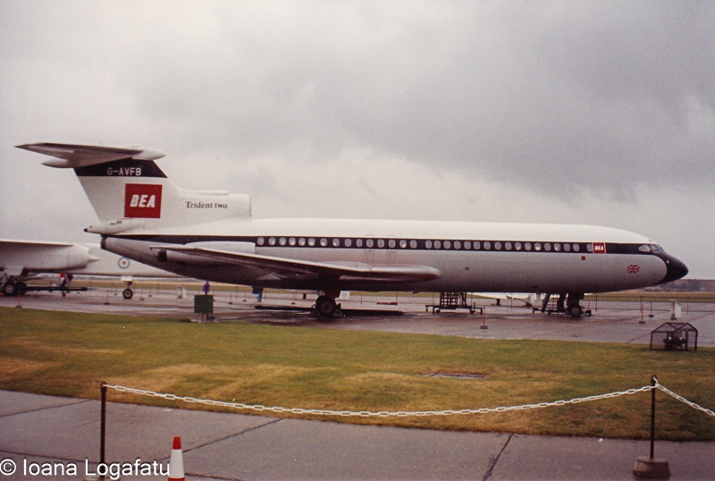 Historic british airliner on display at museum