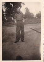 Man on a dirt path in nature