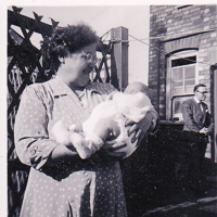 Joyful gathering of family in a warm moment