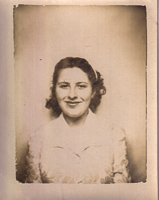 Vintage portrait of a smiling woman from the past