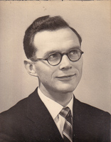 Charming portrait of a thoughtful young man