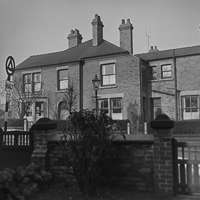 Charming historic neighborhood street