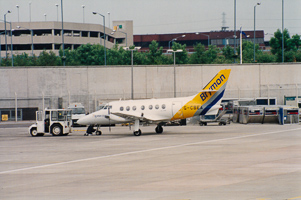 Aircraft on the tarmac ready for departure