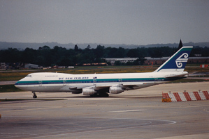 Historic aircraft taxiing at the airport