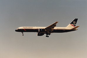 Majestic aircraft gliding through the azure sky