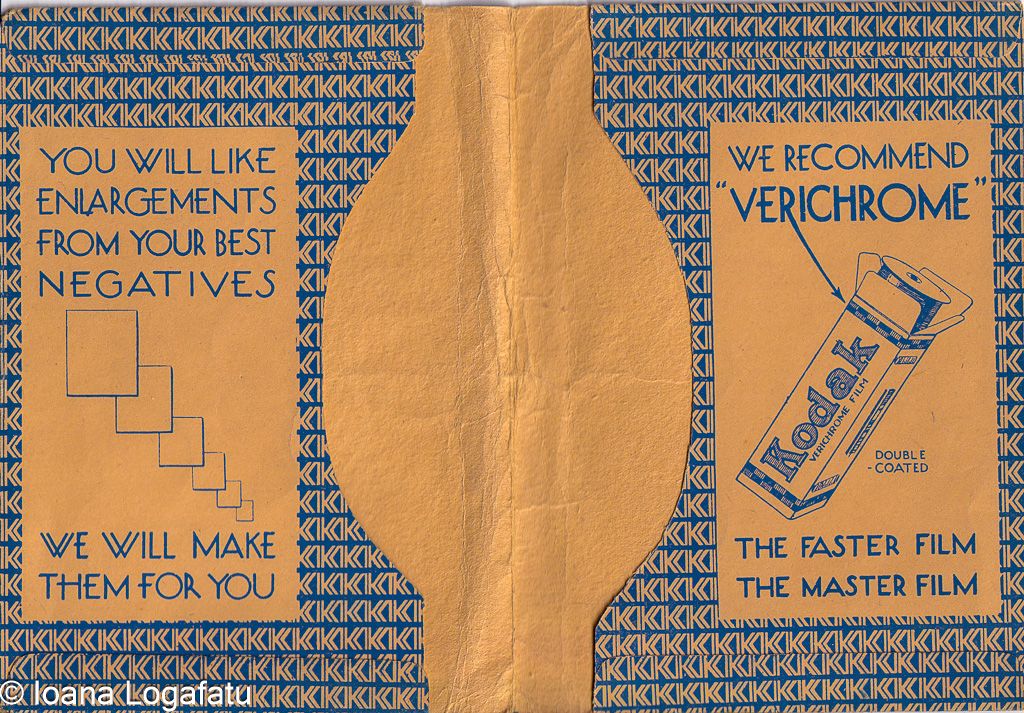 Vintage ad for film enlargement service