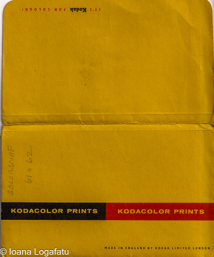 Vintage Kodak print envelope from London