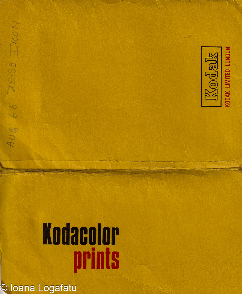 Vintage Kodak color prints packaging from London