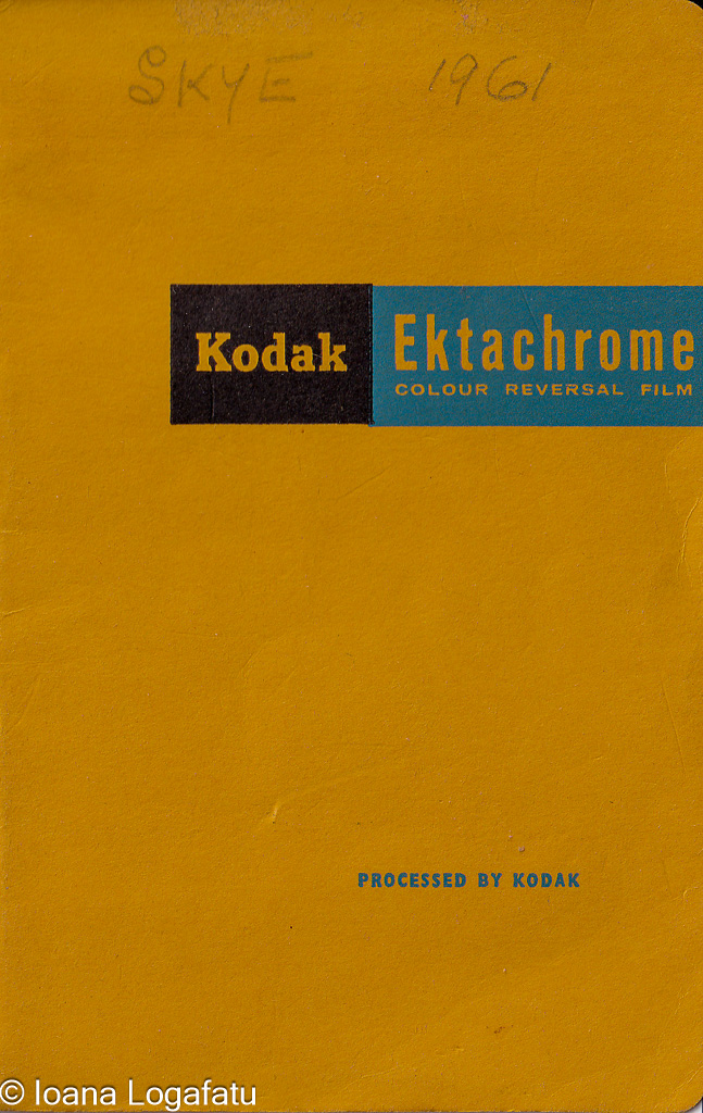 1961 Kodak Ektachrome film package art