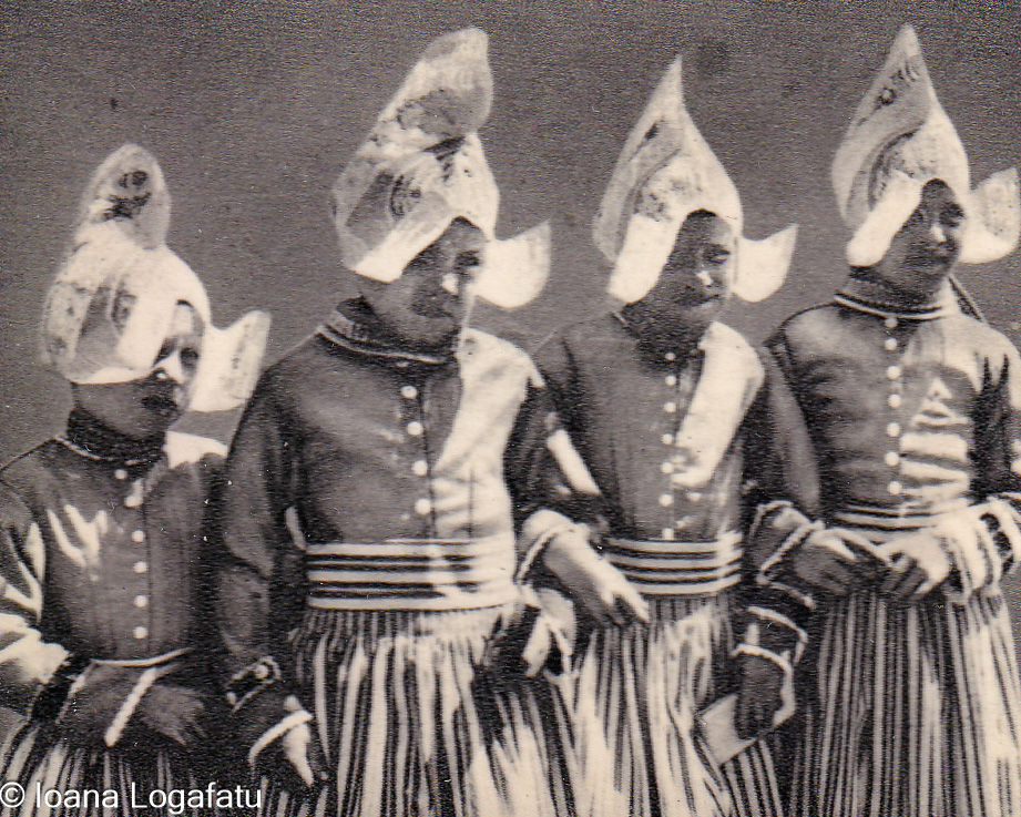 Dancers in unique attire celebrate culture