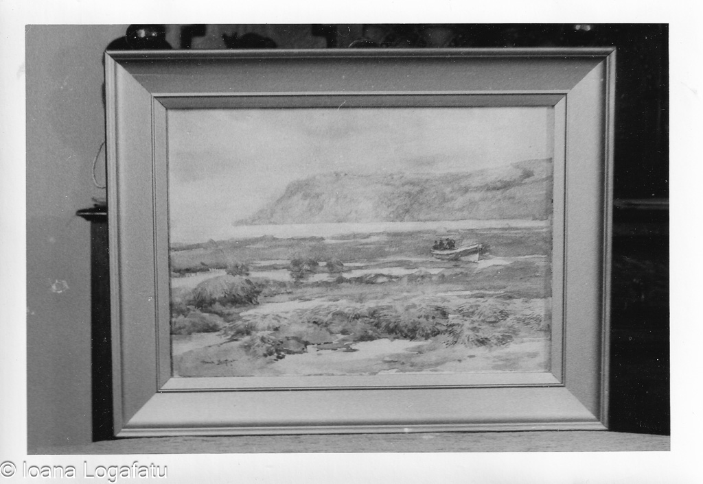 Tranquil waters captured in a beautiful artwork