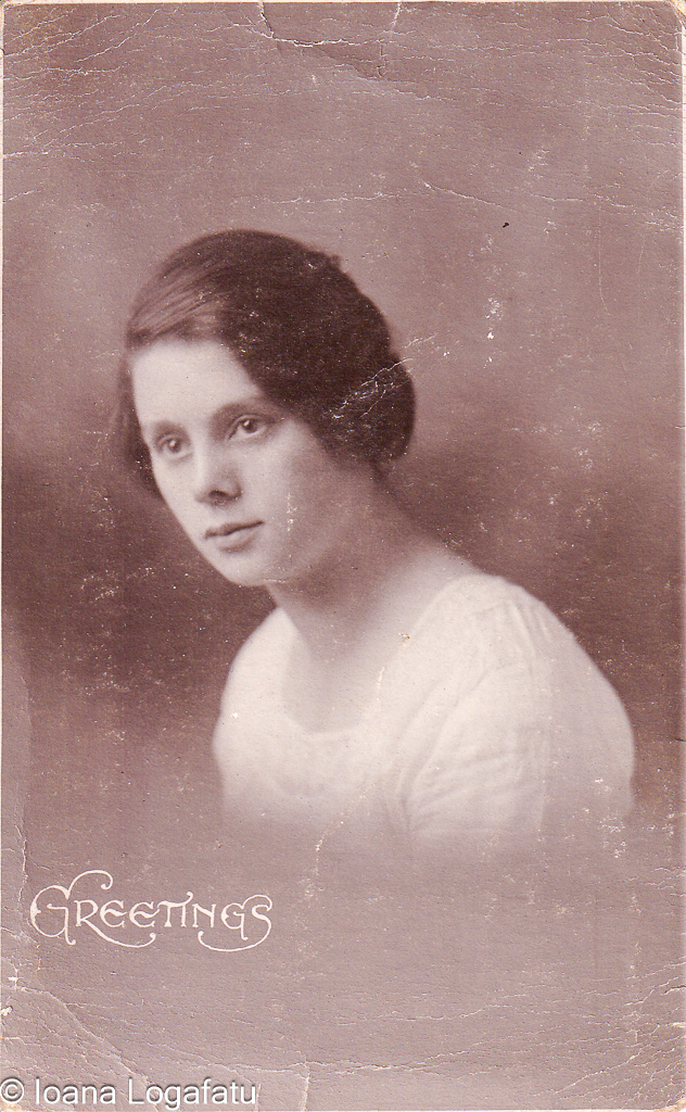 Portrait of a woman in soft vintage elegance