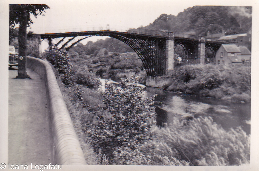 Historic bridge over a calm river