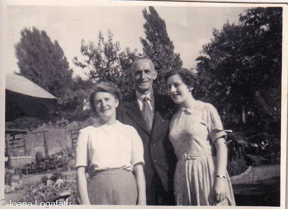 Gathering of friends in a sunny garden setting
