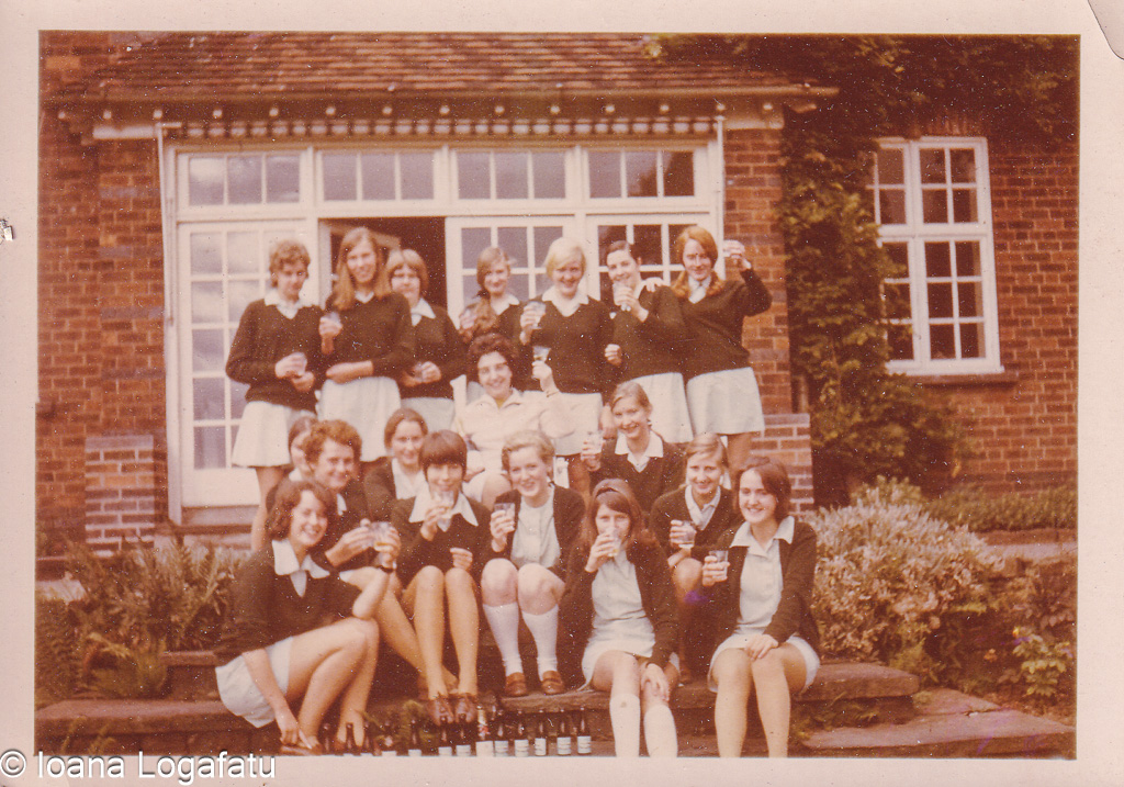 Group of friends celebrating at a cozy gathering