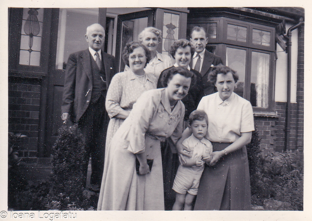 Cherished family gathering at the old home