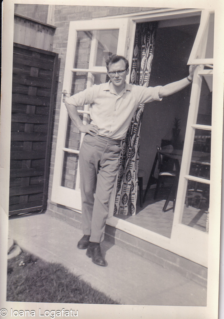 Young man enjoying summer sunshine at home