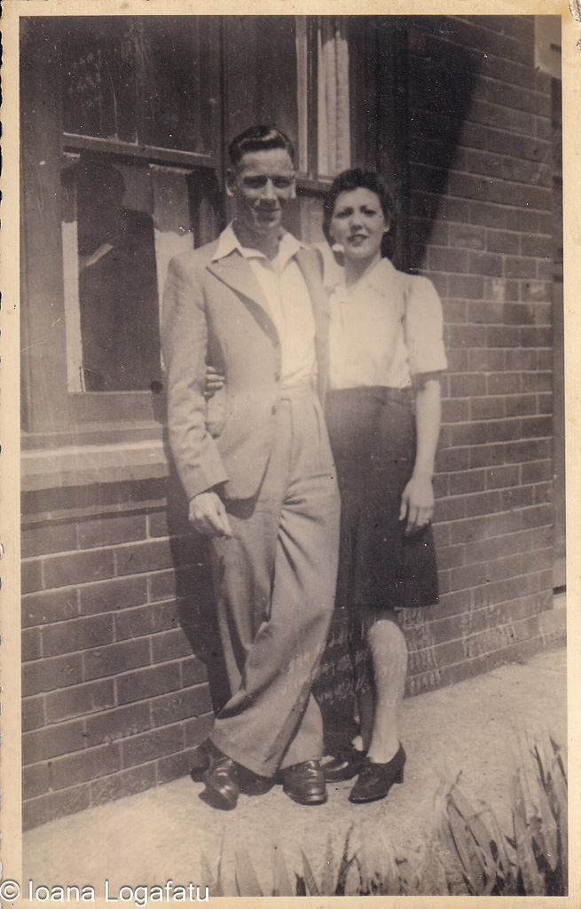 Young couple enjoying a sunny day outside