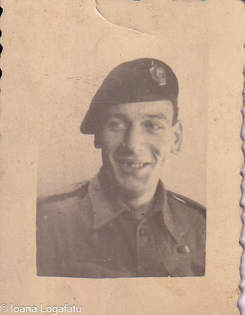 Proud soldier's portrait in uniform