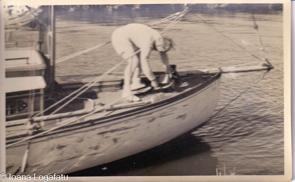 Enjoying a sunny day on the water while fishing