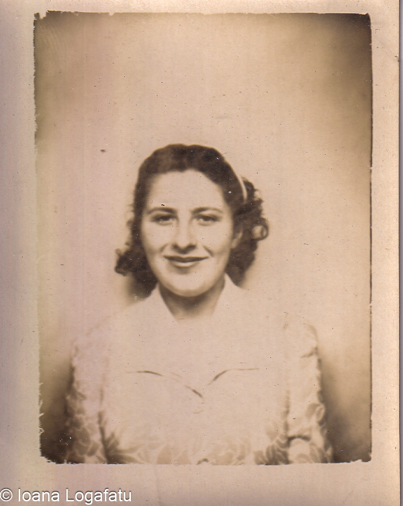 Vintage portrait of a smiling woman from the past