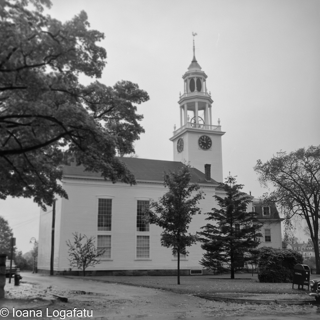 Classic clock tower stands tall