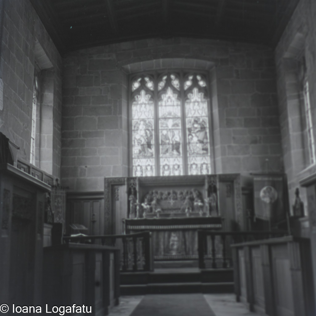 Charming chapel with stunning stained glass