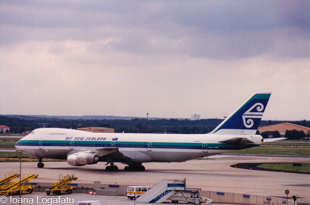 Airplane preparing for departure at the airport