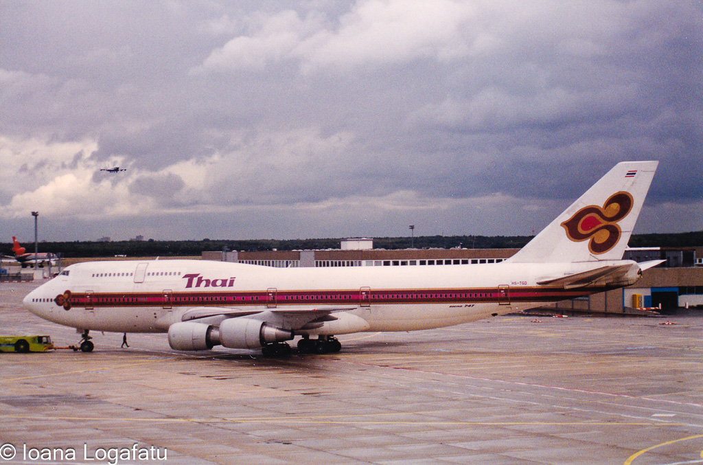Majestic airplane prepares for takeoff at twilight