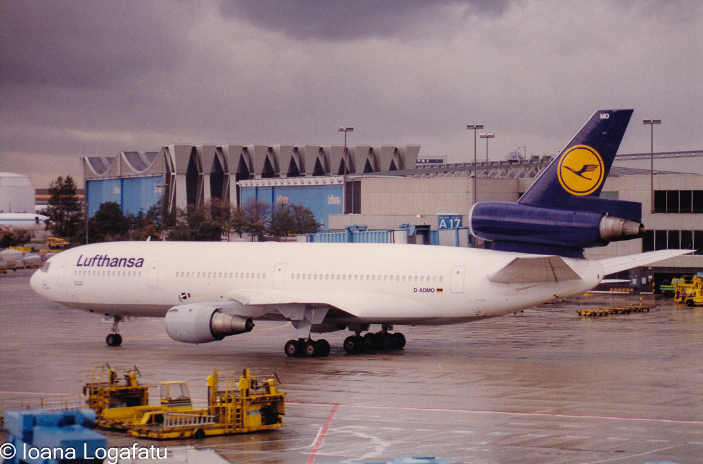 Lufthansa plane ready for departure
