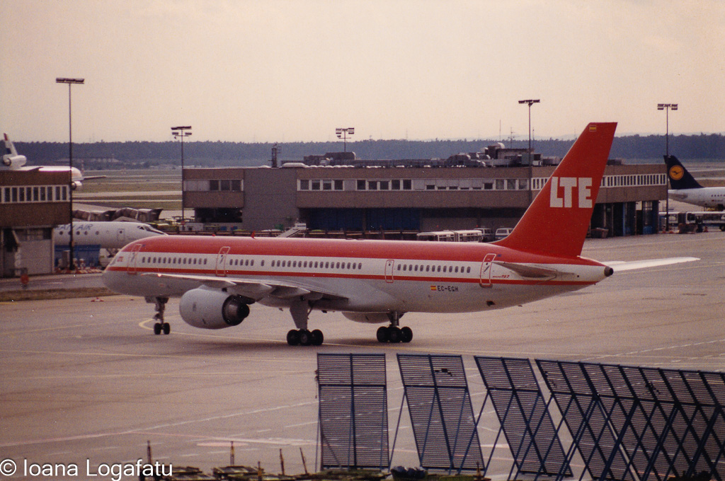 Vintage aircraft in action at airport