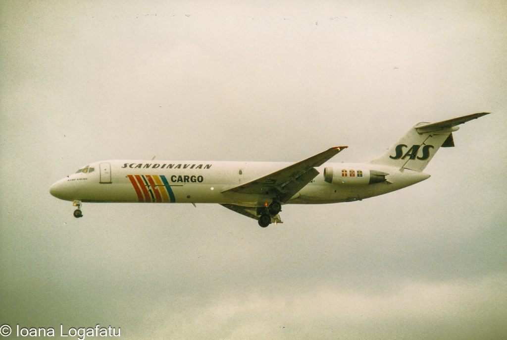 Flying above the clouds on a cargo mission