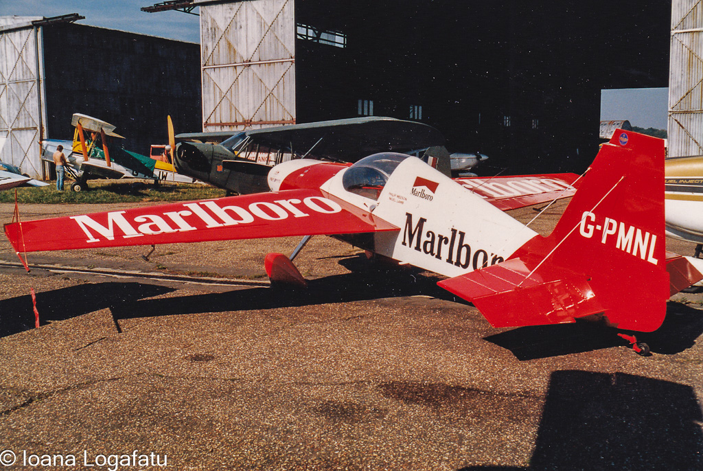 Vintage aircraft showcased at the airstrip