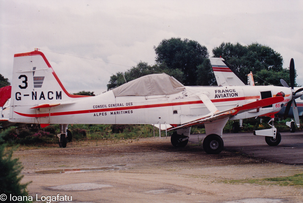 Historic aircraft sits in a quiet aviation yard