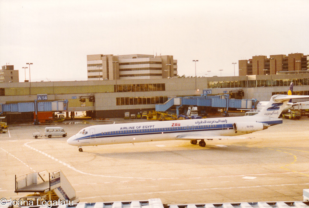 Airliner ready for takeoff at terminal