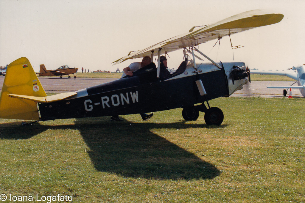 Vintage aircraft at summer airshow