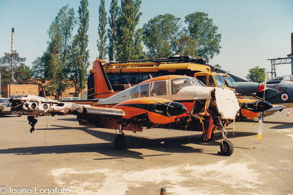 Old aircraft in need of restoration at workshop