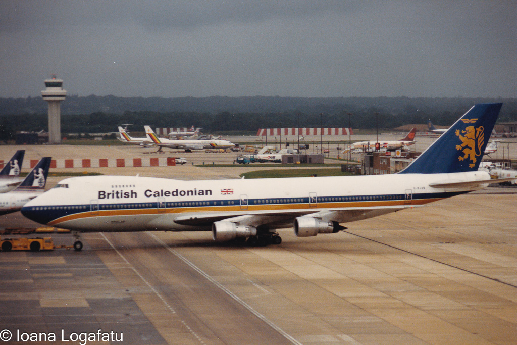 Classic planes at airport terminal