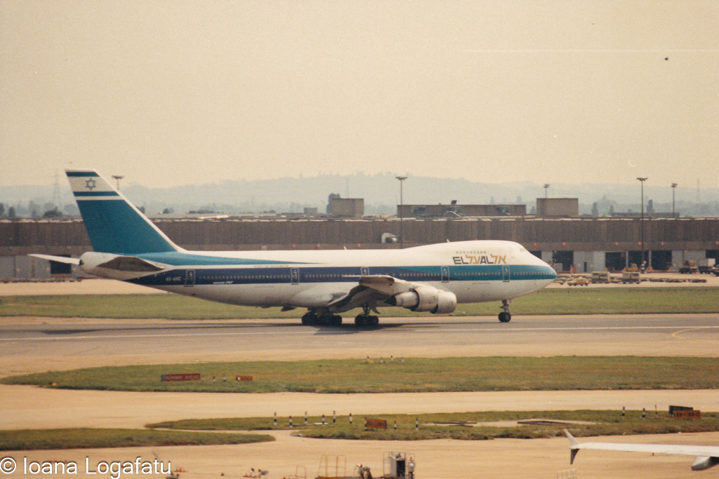 Vintage air travel captured at the airport runway